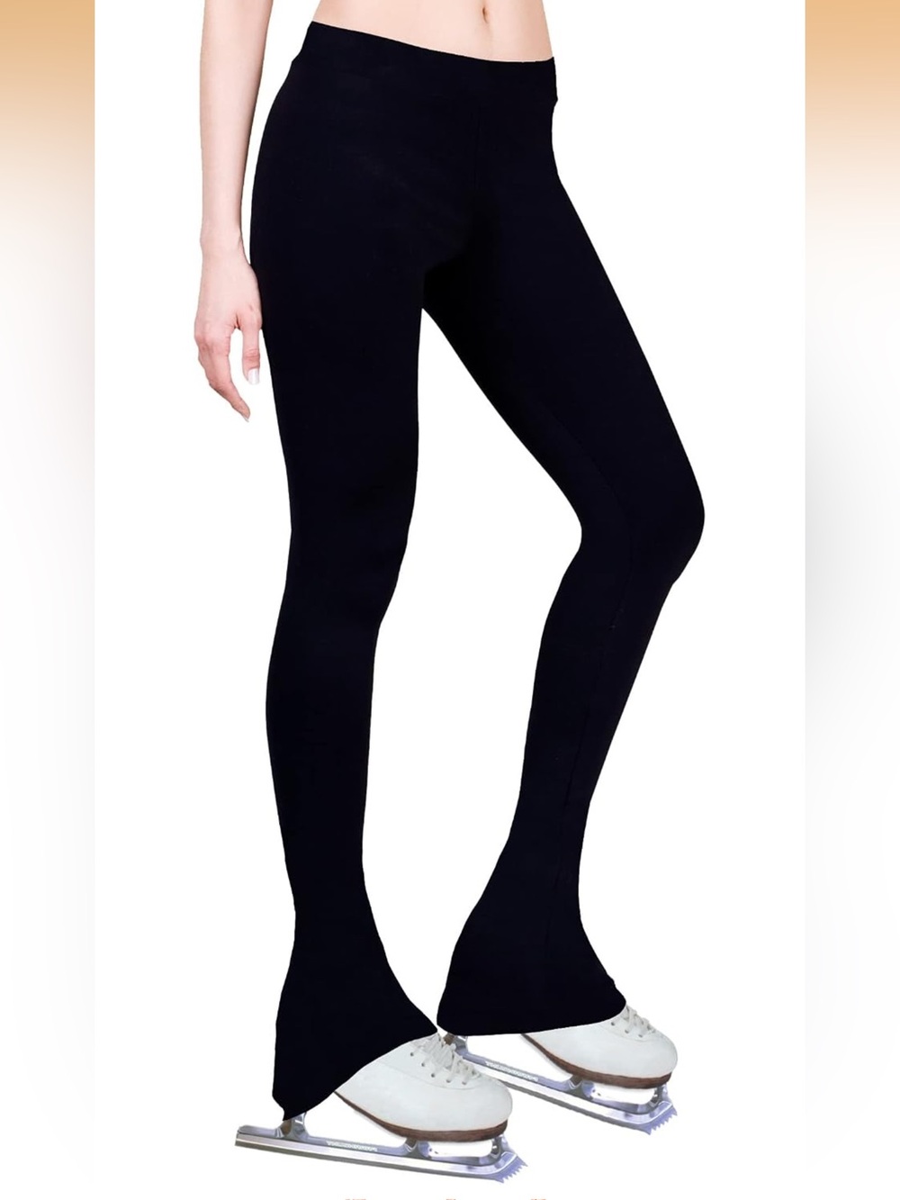 NWT NY2 Figure Skating Leggings Black Adult XS Made in USA